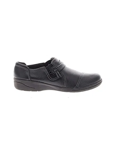 Pre-owned Assorted Brands Flats In Black