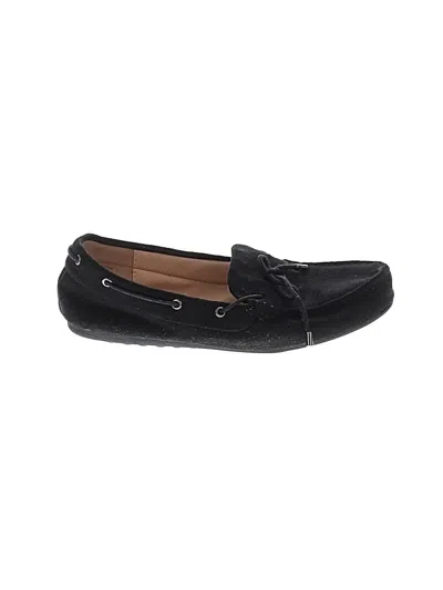Pre-owned Assorted Brands Flats In Black