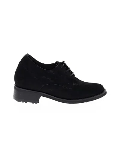 Pre-owned Assorted Brands Flats In Black