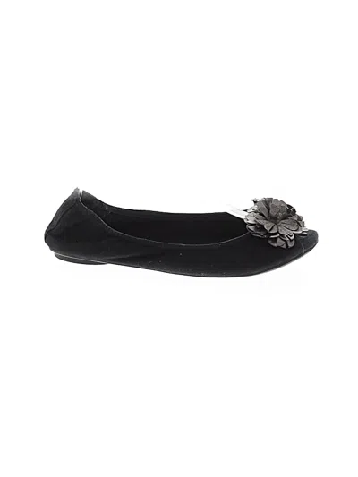 Pre-owned Assorted Brands Flats In Black