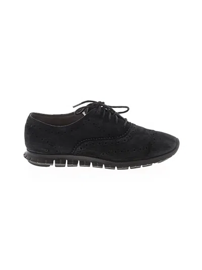 Pre-owned Assorted Brands Flats In Black