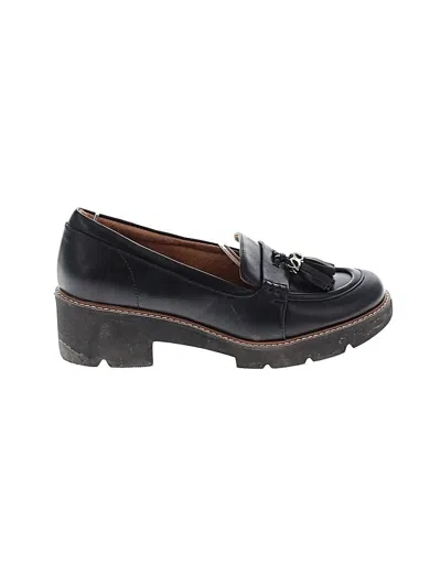 Pre-owned Assorted Brands Flats In Black