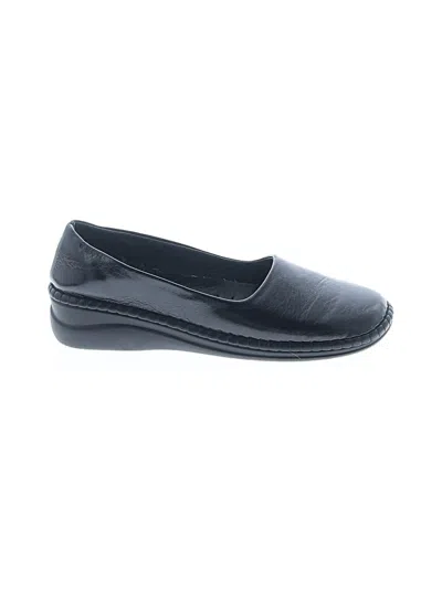 Pre-owned Assorted Brands Flats In Black