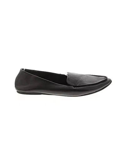 Pre-owned Assorted Brands Flats In Black
