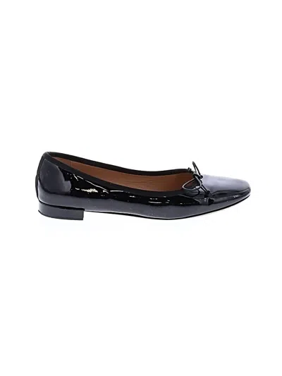 Pre-owned Assorted Brands Flats In Black