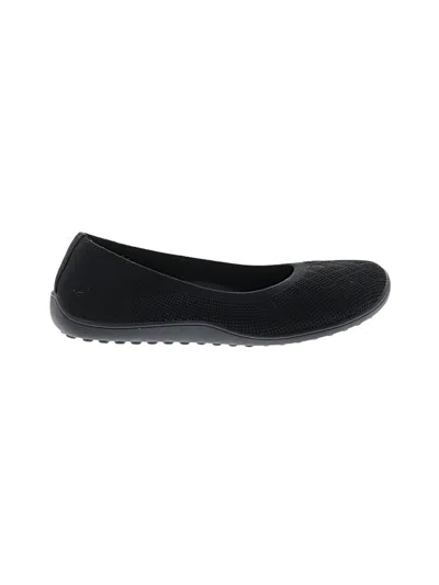 Pre-owned Assorted Brands Flats In Black