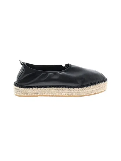 Pre-owned Assorted Brands Flats In Black