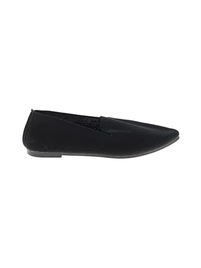Pre-owned Assorted Brands Flats In Black