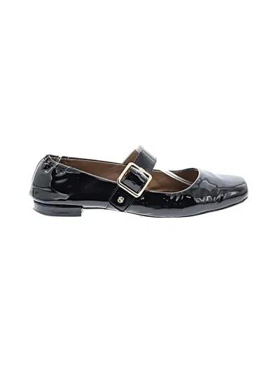 Pre-owned Assorted Brands Flats In Black