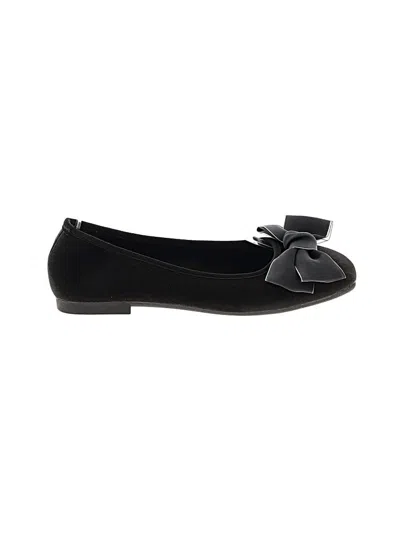 Pre-owned Assorted Brands Flats In Black