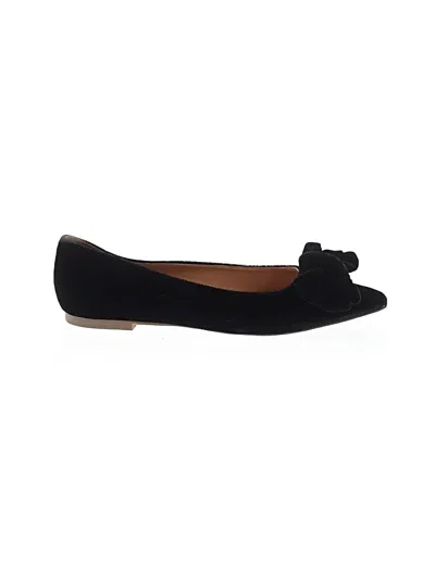 Pre-owned Assorted Brands Flats In Black