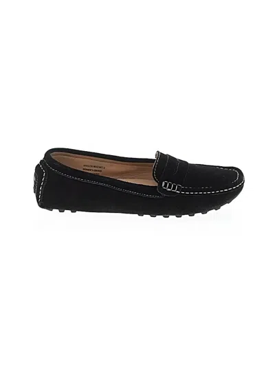 Pre-owned Assorted Brands Flats In Black