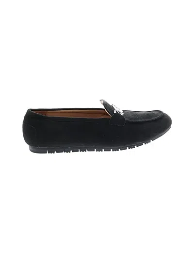 Pre-owned Assorted Brands Flats In Black