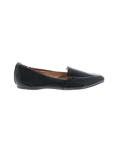 Pre-owned Assorted Brands Flats In Black