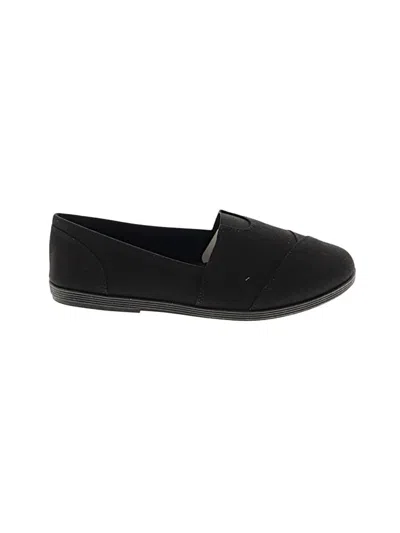 Pre-owned Assorted Brands Flats In Black
