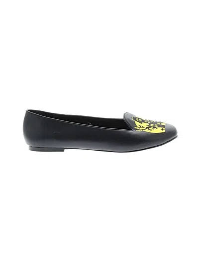 Pre-owned Assorted Brands Flats In Black