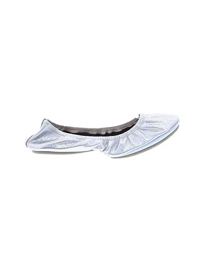 Pre-owned Assorted Brands Flats In Blue