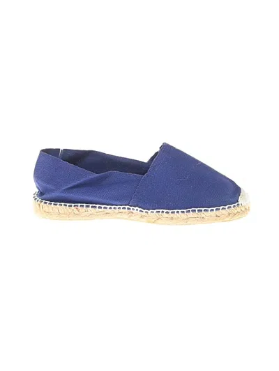 Pre-owned Assorted Brands Flats In Blue