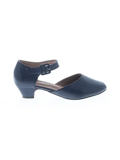 Pre-owned Assorted Brands Flats In Blue