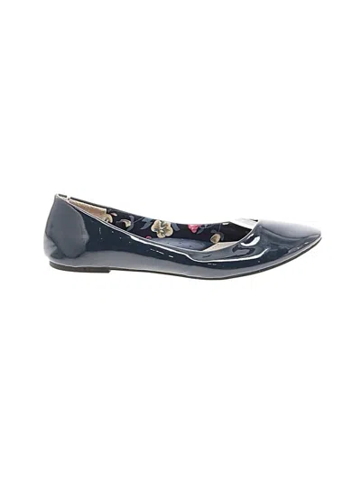 Pre-owned Assorted Brands Flats In Blue