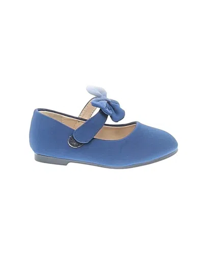 Pre-owned Assorted Brands Kids' Flats In Blue