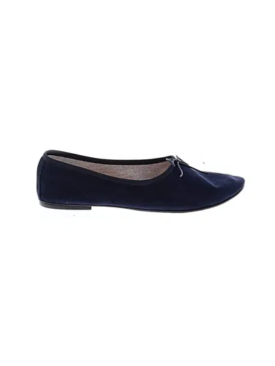 Pre-owned Assorted Brands Flats In Blue