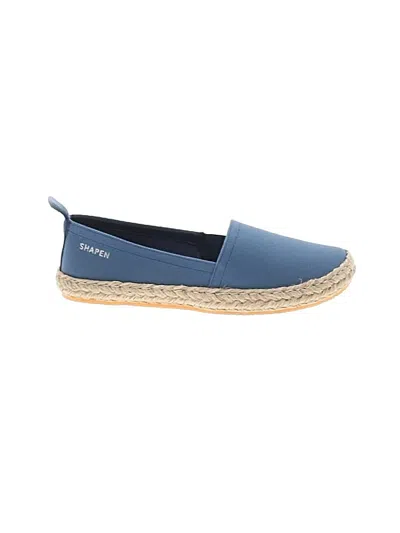 Pre-owned Assorted Brands Flats In Blue