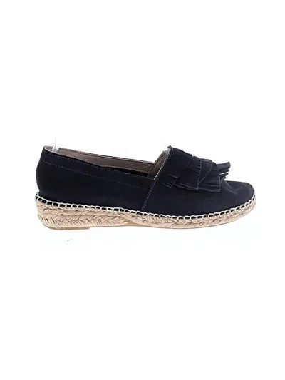 Pre-owned Assorted Brands Flats In Blue