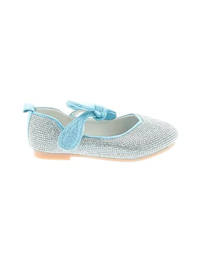 Pre-owned Assorted Brands Kids' Flats In Blue