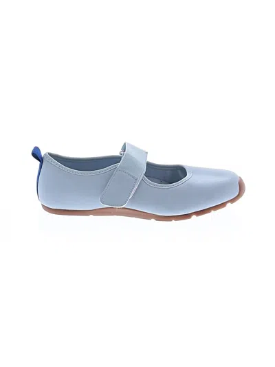 Pre-owned Assorted Brands Flats In Blue