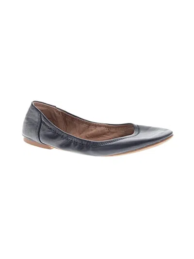 Pre-owned Assorted Brands Flats In Blue