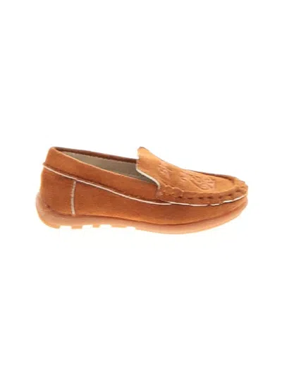 Pre-owned Assorted Brands Kids' Flats In Brown