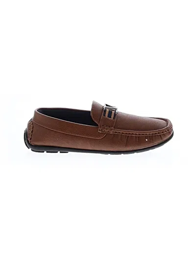 Pre-owned Assorted Brands Flats In Brown