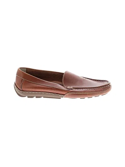 Pre-owned Assorted Brands Flats In Brown