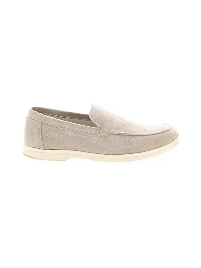 Pre-owned Assorted Brands Flats In Gray