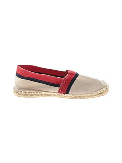Pre-owned Assorted Brands Flats In Gray