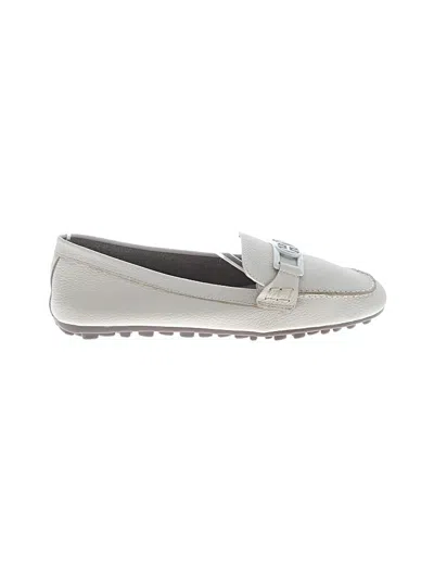 Pre-owned Assorted Brands Flats In Gray
