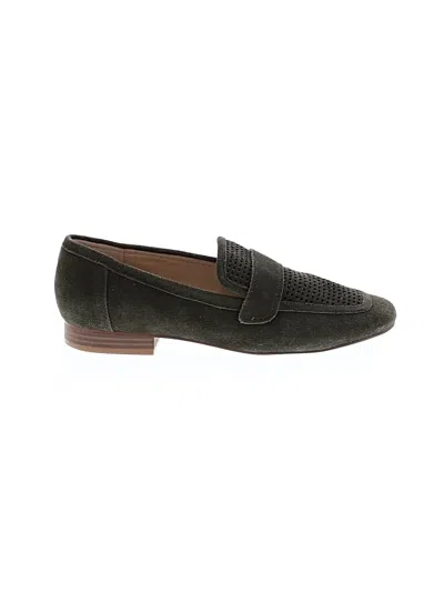 Pre-owned Assorted Brands Flats In Green