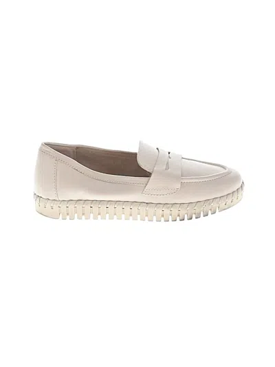 Pre-owned Assorted Brands Flats In Ivory