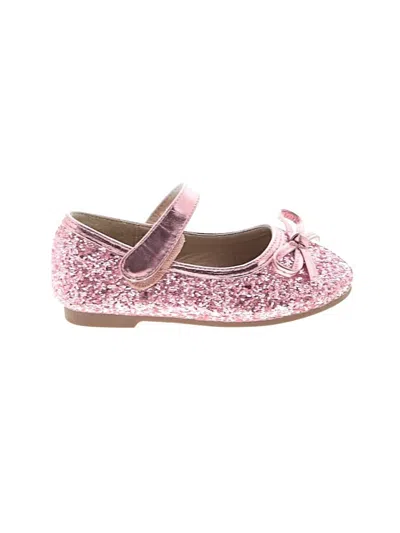 Pre-owned Assorted Brands Kids' Flats In Pink