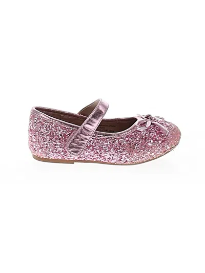 Pre-owned Assorted Brands Kids' Flats In Pink