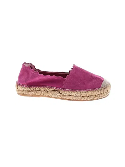 Pre-owned Assorted Brands Flats In Purple