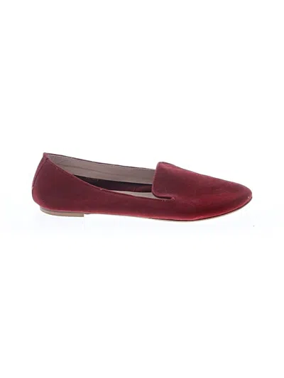 Pre-owned Assorted Brands Flats In Red