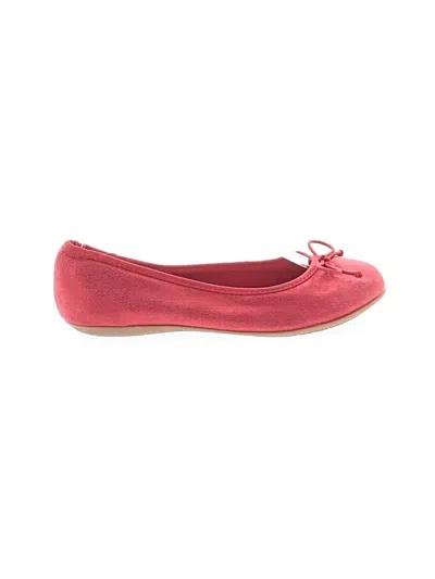 Pre-owned Assorted Brands Kids' Flats In Red
