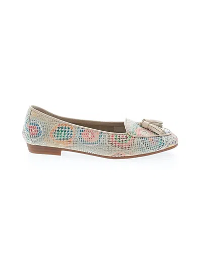 Pre-owned Assorted Brands Flats In White