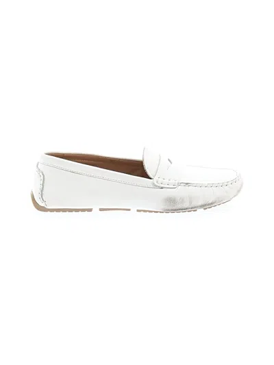 Pre-owned Assorted Brands Flats In White