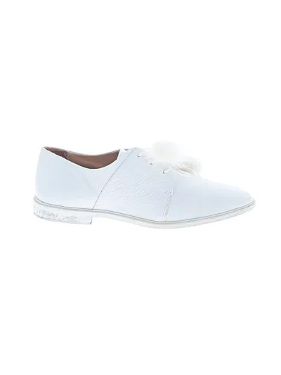 Pre-owned Assorted Brands Flats In White