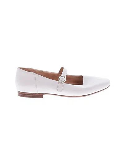 Pre-owned Assorted Brands Flats In White
