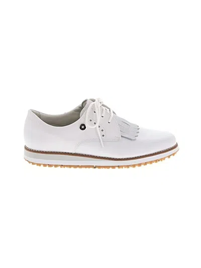Pre-owned Assorted Brands Flats In White