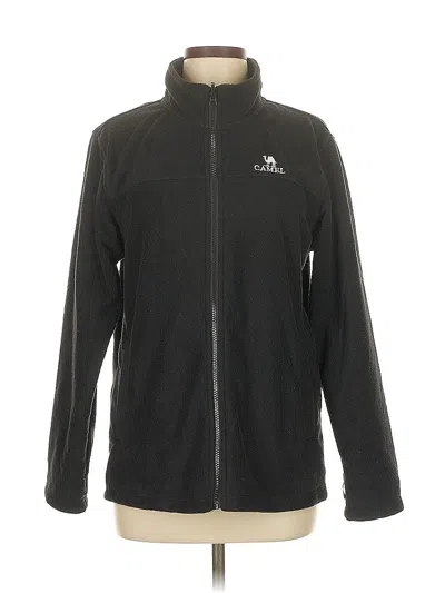 Pre-owned Assorted Brands Fleece Jacket In Black